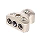 3-Wege-Zink-Legierung Stromverteilung Blockstecker 1 * 0 Spur Eingang/3 * 4 Spur Ausgang für Auto Schaltung Audio-Verteilung Splitter