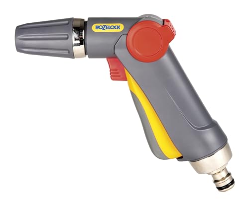 HOZELOCK - Jet-Spray Gun Plus : Compact Multi-task Gun, Watering & Cleaning, Lockable: Adjustable Nozzle