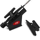 MS JUMPPER Adjustable Fletching Jig Straight and Helix Tool with Clamp for DIY Archery Arrows (Black)