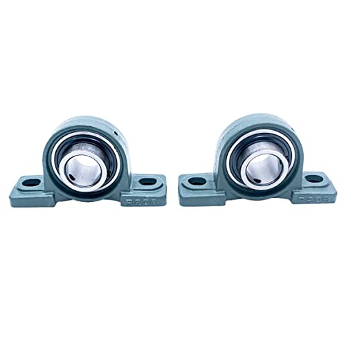 UCP208 Pillow Block Bearing - Pack of 2 Mounted Pillow Block Bearings with 40mm Bore, Self Alignment