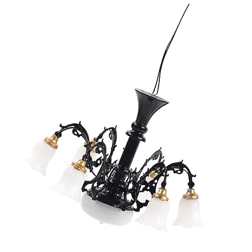 SEWOART モデルシャンデリア ドールハウス Led ランプ ドールハウス シーリングライト ミニチュアライトシャンデリア ミニチュア吊り下げライト ドールハウス用ハンギングランプ ドールハウ