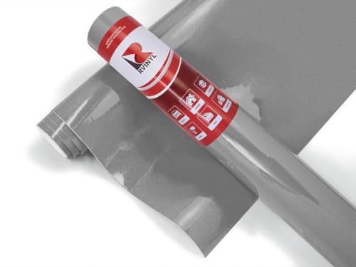 ORACAL 951 Series Premium Cast Film in Silver Metallic - 12" x 10ft - Gloss Finish Silicone Coated Vinyl Sheet Roll for Decals, Signs and Graphics