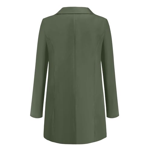 Blazers for Women Business Casual Outfits Fall Fashion Clothing Lightweight Jackets Classy Date Night Spring Summer Jackets Winter Outfits Blazer Dress Army Green4