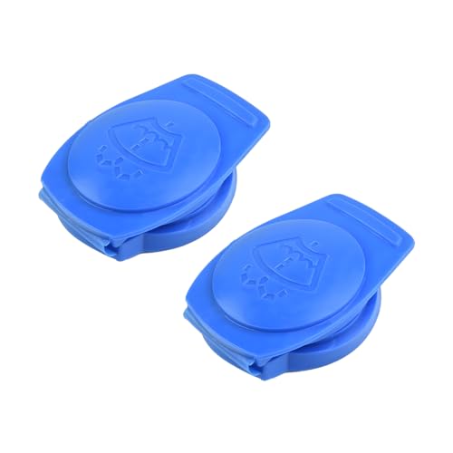 TNAIYH Car Washer Fluid Cap, 2PCS OEM#3Q0955455 Vehicle Windshield Wiper Reservoir Water Tank Bottle Cap Cover, Automotive Replacement Accessories, Compatible with Atlas Tiguan Jetta
