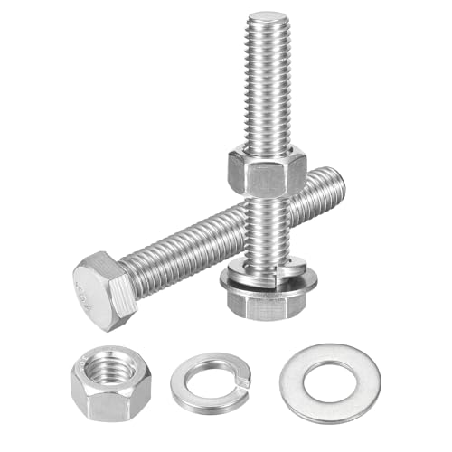 Boulon à tête hexagonale complet avec rondelles pour stopper le desserrage des structures x5