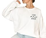 Up2ournecksinfabric, Future Mrs Sweatshirt - Fiance - Newly Engaged - Engagement Gift - New Mrs - Custom Mrs Sweatshirt - New Mrs - Honeymoon Pajamas - Wedding Gift - Future Mrs. Gift