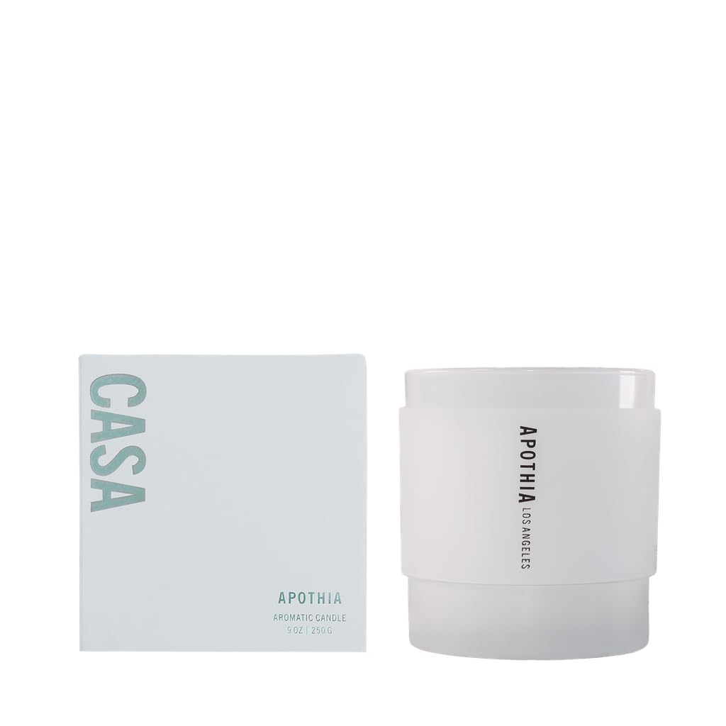 APOTHIA - Soul Candle | Mahogany & African Ginger | Award Winning Scented Candles with Premium Soy Wax Blend | 60 Hour Long Burning | 9 oz | Small Batches for Luxury Quality