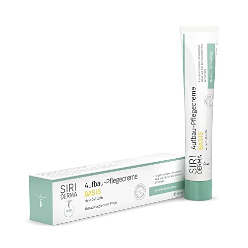 SIRIDERMA Basische Aufbau-Pflegecreme Basis | ohne Duftstoffe | 50 ml | Höchstverträgliche Hautpflege für extrem schuppende Haut Cover