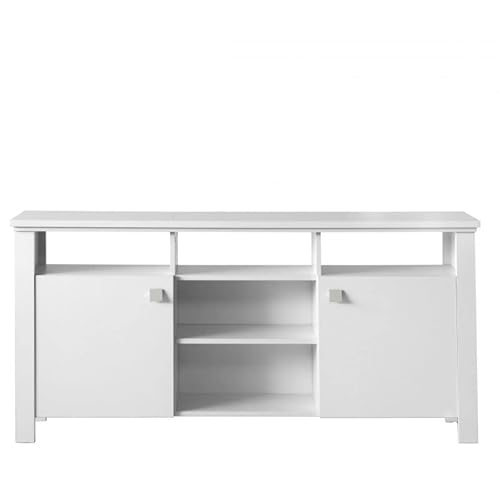 TOPKIT | Meuble Buffet Cantabria 2065 | Largeur 140 cm | Meuble de salon | Blanc Cover