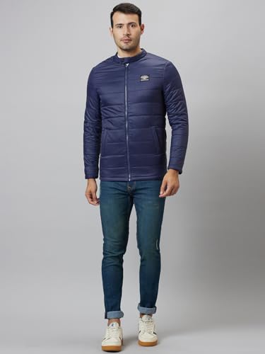 Image of Being Human Blue Regular Fit Men's Jacket Clothing