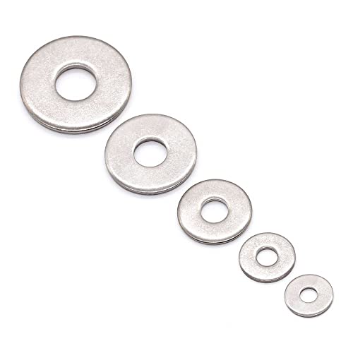 M6 Stainless Steel Flat Washer DIN9021, 50 PCS - Image 4