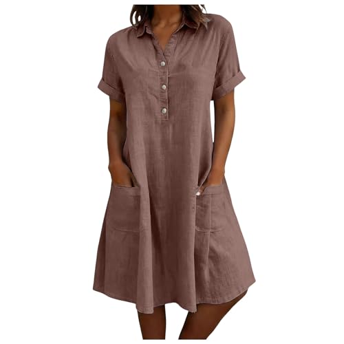 Robe fluide à dos ouvert florale avec manches courtes d'été