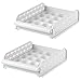 2 Szt. Jednorstółowa 20 Lattice Latarka Do Przechowywania Jaj Na Jajto Do Lodówki Kitchen Egg Storage Container Organizer