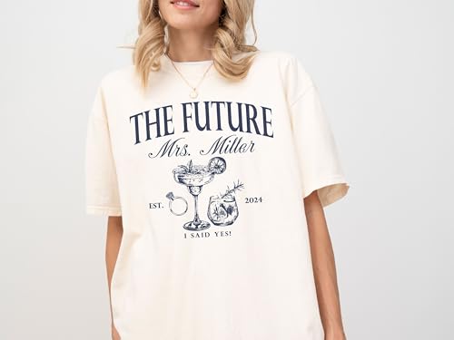 Custom Future Mrs Sweatshirt for Bride, Future Mrs Gifts Shirt, Engagement Gifts for Her, Personalized Bride to Be Gifts Sweatshirt, Gifts for Newly Engaged, Bride to Be Shirt, Fiance Gifts for Women3