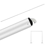 Zonon 1 Pcs 5-12ft Double Layer Adjustable Crossbar and Hangers for Use with Pipe and Drape Kit Pipe and Drape Crossbar for Backdrop Stand, Background Curtain and Wedding Decor