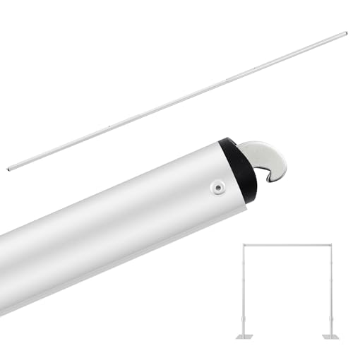 Zonon 1 Pcs 5-12ft Double Layer Adjustable Crossbar and Hangers for Use with Pipe and Drape Kit Pipe and Drape Crossbar for Backdrop Stand Background Curtain and Wedding Decor