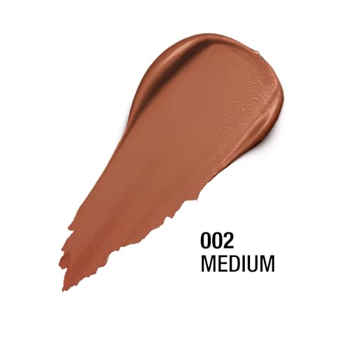Manhattan Multi-Tasker 3-In-1 Bronzing Stick, cremiger Bronzer mit lichtreflektierenden Pigmenten, warm-schimmerndes Finish, vegane Formel, 4,5 g, Fb. 002, Medium