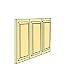 Melody Jane Handley House Dollhouse Miniature Wainscott Panel
