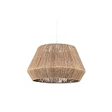  Kave Home - Pantalla para lámpara Crismilda 100% yute con acabado natural Ø 50 cm