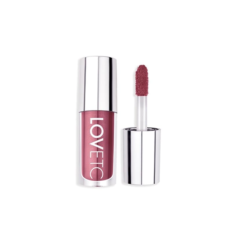 Image of High Glaze Lip Gloss - Barely Blushing | Non‑Sticky Lipgloss for Women |Hydrating Gloss with Marula Oil & Hyaluronic Acid|Tinted Lip Gloss for Plump, Glossy, Long‑Lasting Shine | Mauve Miracles