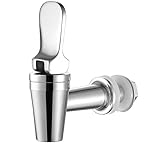 Stainless Works SSS031 Stainless Steel Beverage Dispenser Spigot (Fits 5/8' Opening, Push or Pull to Dispense, Polished Finish, W/Tightening Tool)