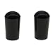 KAISH 2pcs Black Metric M3.5 METAL LP Guitar Toggle Switch Tip 3 Way Switch Knob for Epi Made in Korea