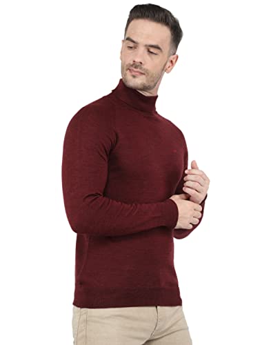 Image of Monte Carlo Men Wool High Neck Pullover Sweater