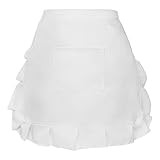 Un delantal de moda para el hogar puede proteger su ropa de ensuciarse.
