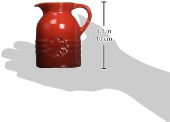 Le Creuset Stoneware Syrup Jar, 8 oz., Cerise