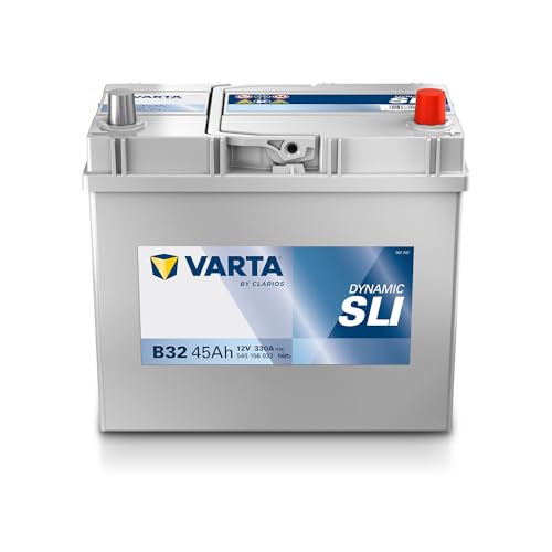 VARTA Batería 45, Ah 330, A/EN 545156033K262 L 238mm B 129mm H 227mm Compatible con TESLA Model 3 5YJ3, KIA RIO III UB, TOYOTA Yaris Hatchback P13