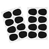 Saxophone Mouthpiece Cushions,Clarinet Mouthpiece Pad, 0.8mm(16 paces) Black