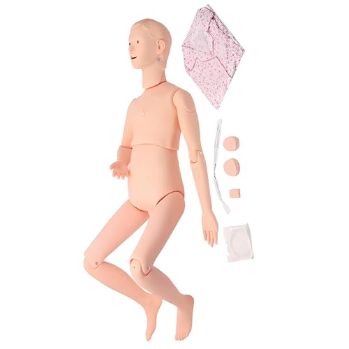 看護実習モデル人形 患者ケア用マネキン 多機能 医療用トレーニング人形 静脈注射練習 介護モデル 手足関節可動 医学生 看護師 学習用 男です 生殖器の交換+胸の吐き気