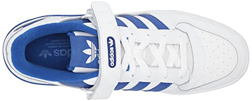 Adidas Originals Men's Forum Low Sneaker, White/White/Team Royal Blue, 10.5 #TOP4