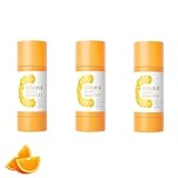 Vitamin C Serum Balm Stick, Vitamin C Serum Stick for Mature Skin, Boosting Face Serum Stick for for Skin Smooth & Fine Lines, Dunkle Augenringe aufhellen für Männer Frauen (3pc, 120)