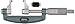 Mitutoyo 143-102 Vernier Caliper Type Micrometer, Ratchet Stop, 25-50mm Range, 0.01mm Graduation, +/-0.006mm Accuracy