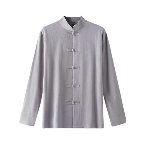 Chemise homme col montant en lin pour rester au frais sans transpirer