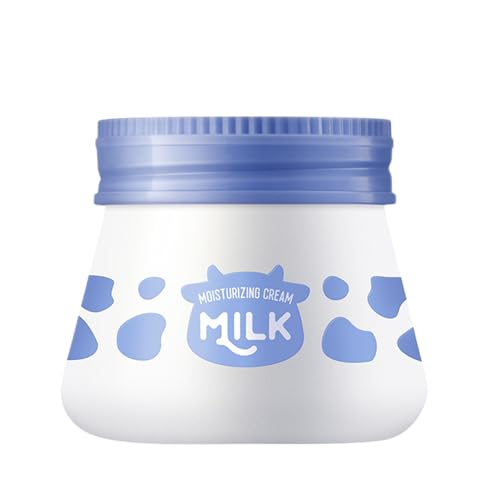 MrCuvaryas Milk Face Moisturizer For Women, Natural Milk Face Cream Moisturiser Face Women, Milk Extract Facial Moisturiser For Women, Anti Wrinkle & Anti Aging Face Cream, Smooth & Hydrated