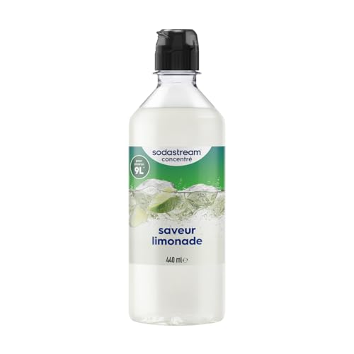 Sodastream Concentré Limonade pour Machine à Eau Pétillante et Soda | Préparez jusqu'à 9 Litres de Limonade en Quelques Secondes, 440ml