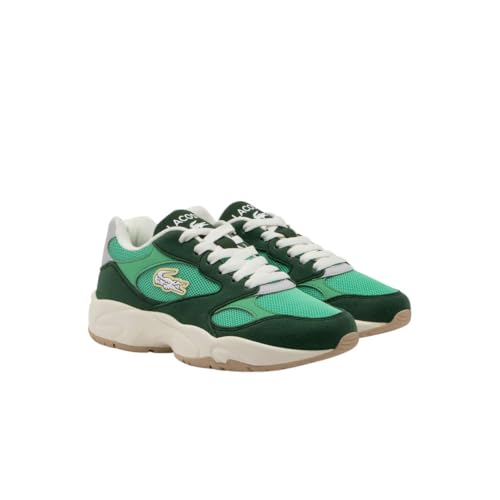 Lacoste Unisex-Child Juniors' Storm Sneaker, Broom/Black/Malachite/Abysm/Abysm, 6.5