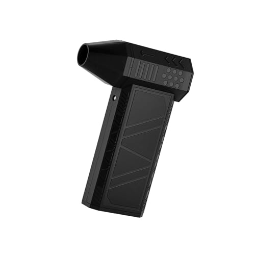 VlHpnpe Ventilador inalámbrico recargable de alta velocidad de 4000 mAh, 2 sopladores ajustables de 3 velocidades con LED para coche, hogar, taller, ventilador violento de mano inalámbrico para