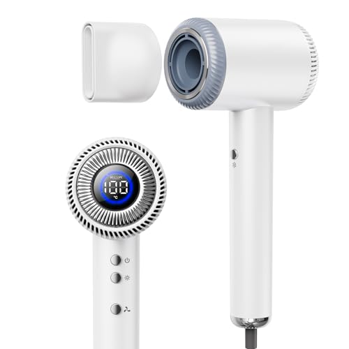 Secador de Pelo Ionico BESTOPE PRO, 110.000 RPM Secador Ionico Profesional, con 5 Velocidades y 6 Temperaturas, Tecnología de Iones Negativos, Blanco Secador de Pelo Ionico BESTOPE PRO, 110.000 RPM Secador Ionico Profesional, con 5 Velocidades y 6 Temperaturas, Tecnología de Iones Negativos, Blanco