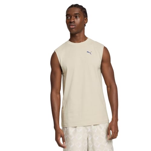 PUMA Essentials Sleeveless T-Shirt débardeur homme grande taille coton respirant noir