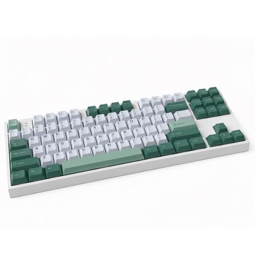 Image of Fogruaden PBT Keycaps Set, Cherry Profile Custom Keycap for Mechanical Keyboard Green Keycaps