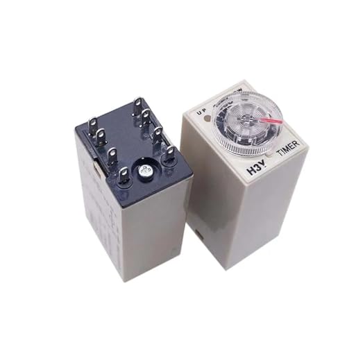 Relé de tiempo H3Y-2 de 12V detiene arranques bruscos con retardo giratorio de 30 min 6
