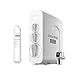 Waterdrop G3P600 Système d'osmose inverse avec Reminéralisation Inline Filtre à Eau, 1/4” Quick Connect Post Filtre pour RO Osmose Inverse Système de Filtration, Restauration Minéraux Essent