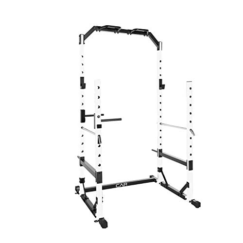 CAP Barbell Multi Use Power Rack, White
