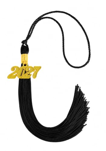 Image of 2027 Tassel Graduation,Black Tassel 2027 for Grad Cap and Graduation Ceremony Accessory Decoration
