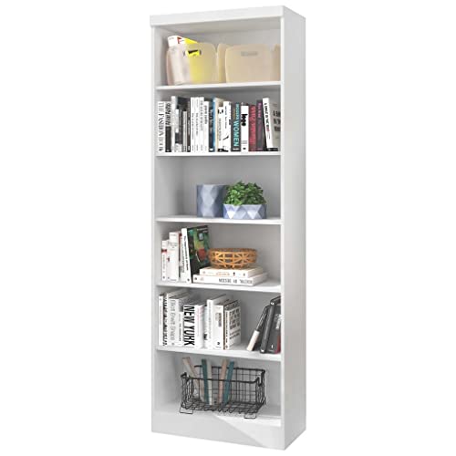Livreiro Linus com 5 Prateleiras 1404 Branco - Qmovi