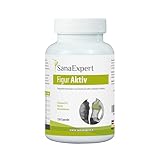 SanaExpert Figur Aktiv - Suplemento Natural con Konjac y Vitamina B12 - Sensación de Saciedad - 120 Cápsulas - Fabricado en Alemania