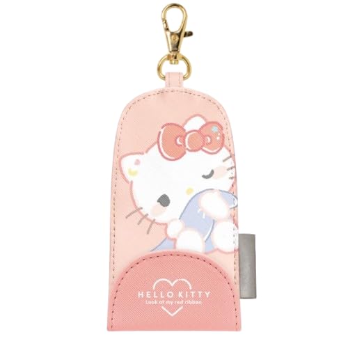 Sanrio Hello Kitty Munyatto School Bag Key Case Retractable Reel Japan